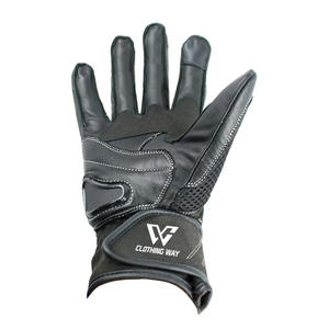 Gants de moto en cuir de vachette à doigts entiers, imperméables, pour motocross, sport automobile, écran tactile, équipement de protection, vente chaude - Product Image 5