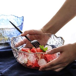 Bols de service en verre/bol en verre avec couvercle/bol à pâtes bol à salade ensemble de bol en mélamine ensembles de vaisselle bol à salade - Product Image 3