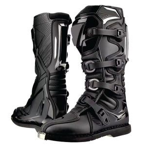 Chaussures de moto pour hommes, design unique personnalisé OEM, en cuir, fabrication de haute qualité, bottes de moto pour hommes de haute qualité - Product Image 1
