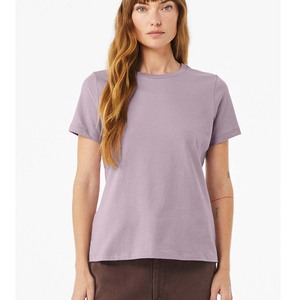 Camiseta de Manga Corta de Jersey Holgada para Mujer BELLA+CANVAS BC6400 Tallas S-3XL Camiseta de Corte Holgado para Mujer - Product Image 1