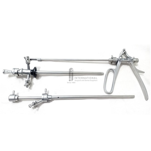 Ensemble de perforation urinaire manuel léger et réutilisable pour hystéroscopie, instrument chirurgical en acier inoxydable avec gaine intérieure et extérieure, certifié CE - Product Image 6