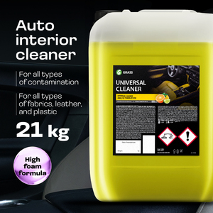 Nettoyant universel GRASS 21 kg - Nettoyant mousse universel pour l'intérieur - Détergent automobile multi-usages pour cuir, tissu et plastique - Product Image 2