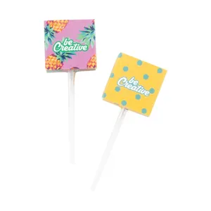 CreaLick Personalized Promotional Lollipops Custom Food & <b>Candy</b> Gadgets - Product Image 1