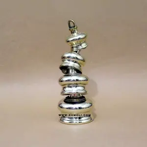 ร้อนขายการออกแบบที่กำหนดเองขนาดเล็กระฆังทองเหลืองโลหะอินเดียวัดระฆังโลหะหัตถกรรมเพื่อการส่งออกจากประเทศอินเดีย - Product Image 6