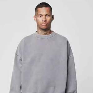 Custom Printing Crew neck <b>Knitted</b> <b>Sweater</b> Trendy Hem <b>Sweater</b> Street Casual <b>Loose</b> Oversized Pullover Knitwear Custom logo - Product Image 2