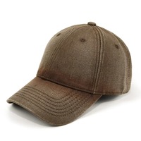 Casquette de baseball vintage sportive et tendance pour homme, respirante, imperméable, en toile de coton, 5 panneaux, logo personnalisé, ajustement réglable