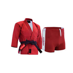 Uniforme de Sambo de Algodón Resistente con Costuras de Alta Calidad, Logotipo Frontal, Diseño Ligero y Ecológico - Product Image 2