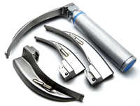 11 Pcs Manual Fiber Optic Macintosh Miller Combo Laryngoscope Set LED Handle Stainless Steel Reusable CE OEM Private Label ISO