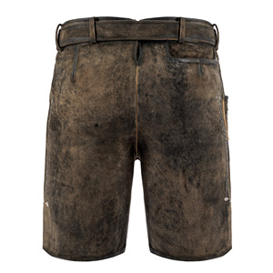 Nuevo 2025 alta calidad bávaro corto Lederhosen gamuza cabra cuero Oktoberfest hombres traje tradicional bávaro Lederhosen estilo - Product Image 6