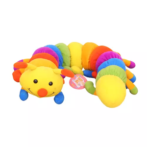La mejor calidad, lindo oruga multicolor, tela de felpa suave, juguetes de animales de peluche, decoración suave para el hogar, Material de algodón, regalos suaves - Product Image 5
