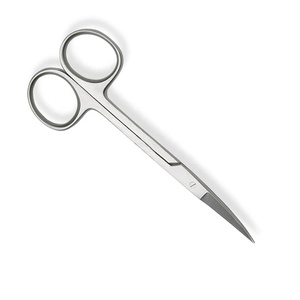 กรรไกรตัดไอริสสแตนเลสทางการแพทย์กรรไกรตัดม่านตาโค้ง4.5นิ้ว - Product Image 3