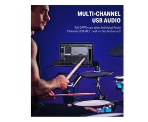 Batería Electrónica BackBeat de Alta Calidad, Nueva, con Pantalla Táctil de 7 Pulgadas de Alta Tecnología y 1126 Sonidos, Asientos para Batería DT-150 - Product Image 4