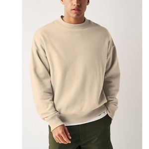 Vente chaude De Mode Casual Personnalisé Lettre Graphique Logo Coton Lâche Col Rond Pull Sweat Hommes Fournisseur De BD - Product Image 2