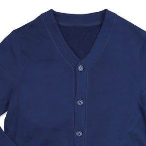 Ropa de Hermandad Universitaria Bordada en Griego Personalizada, Talla Grande, Corte Holgado, Unisex, Cárdigan Universitario, Cuello en V, Grueso, Antiarrugas, Frente - Product Image 2