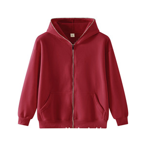 Service OEM Pull à capuche avec fermeture éclair sur mesure pour hommes Pull à capuche avec fermeture éclair sur toute la surface Sweat à capuche avec fermeture éclair sur toute la surface pour hommes - Product Image 2