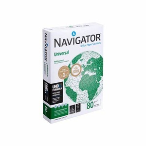 Navegador de alta blancura 80g A4 210*297mm 500P A4 Papel de copia Papel de impresión de excelente calidad en 70g y 75g Peso - Product Image 1