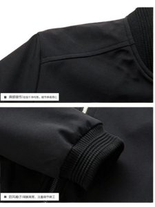 Vestes de baseball de style hip-hop de rue en gros pour hommes, 100% polyester, veste universitaire, veste bomber brodée personnalisée 3021101838 - Product Image 4