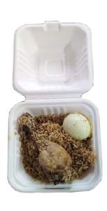 กล่องเบอร์เกอร์ทรงสี่เหลี่ยมจัตุรัส 6x6 นิ้ว ทำจากกระดาษรีไซเคิล ย่อยสลายได้ เหมาะสำหรับอาหารจานด่วน อาหารแบบนำกลับบ้าน ดีไซน์แบบเอเชียนเซน ใช้สำหรับงานปาร์ตี้ บรรจุภัณฑ์แบบใช้แล้วทิ้ง - Product Image 3