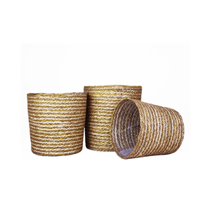 Olla de vivero de cuerda de yute biodegradable de alta calidad, diseño exclusivo totalmente personalizable, precio al por mayor en Bangladesh - Product Image 3