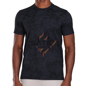 เสื้อยืดคอโอ ทรงหลวม ไหล่ตก ผ้าคอตตอน 100% หนานุ่ม ระบายอากาศดี แห้งเร็ว เป็นมิตรกับสิ่งแวดล้อม ล้างสีแบบแอซิดวอช พิมพ์ลายตามสั่ง คุณภาพสูง สไตล์วินเทจ - Product Image 1