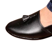 Chaussures plates tendance en cuir véritable faites à la main pour hommes, style indien Punjabi Khussa Jutti, idéales pour les mariages et les fêtes – Nouvelle collection très prisée
