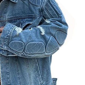Chaquetas de mezclilla para hombre hechas en fábrica Servicio OEM Chaquetas de mezclilla para hombre Venta caliente Chaquetas de mezclilla para hombre - Product Image 6