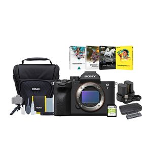 Full-Frame Mirrorless Interchangeable Lens <b>Camera</b> Body Bundle <b>Battery</b> Dual Charger Case Software Suite Memory Card-Video Cameras - Product Image 3