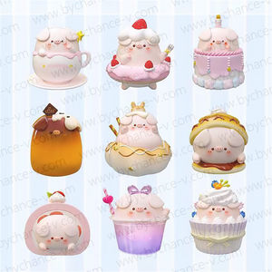 Porcinet à la mode jouet à collectionner gâteau d'anniversaire vinyle artistique pour famille ludique repas compagnons <span class=keywords><strong>de</strong></span> repas amusants - Product Image 2