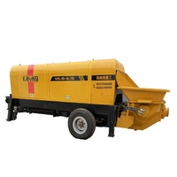 Machine de pompage de béton industrielle pour le coulage de fondations et de dalles sur chantier