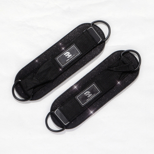 Correas de tobillo personalizables para máquina de cable de gimnasio Anillos en D dobles de fitness ajustables para ejercicios de piernas correa de tobillo de gimnasio - Product Image 1