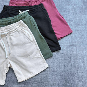 OEM Streetwear 100% algodón polar logotipo personalizado hombres gimnasio pantalones cortos 5 pulgadas entrenamiento deportes francés Terry Cargo correr hombres pantalones cortos de sudor - Product Image 4