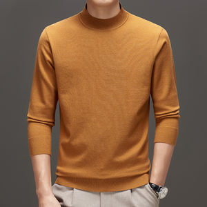 <b>Men's</b> Sweaters Pullover Sweater Wool Woolen Knit <b>Jumper</b> Base Shirt Knitted Shirt Turtleneck Winter Sweatshirts Long Sleeve - Product Image 6