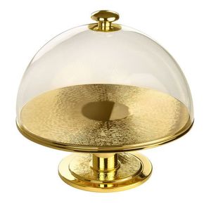 Support rond élégant de gâteau en métal avec la surface polie lisse parfaite pour la présentation sophistiquée de dessert aux événements - Product Image 3