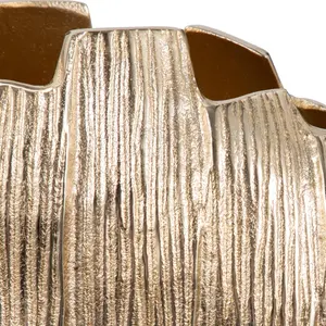 Florero de Metal Artístico Hecho a Mano para Decoración de Interiores del Hogar, Centro de Mesa Moderno y Lujoso para Villas - Product Image 4