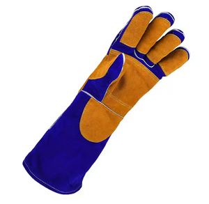 Industrial Men's & Women's Cow Split Leather <b>Gloves</b> Anti-Cut Safety Hand Protection for Welding & Working Mechanic Welder - Product Image 5