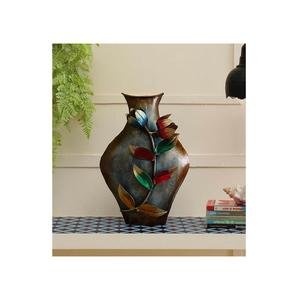 Floreros decorativos para el suelo, suministros a granel, diseño múltiple, macetas blancas para sala de estar, precio al por mayor, florero de Metal - Product Image 5