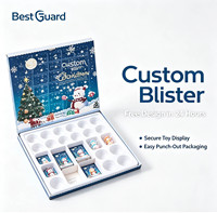 Confezione Blister in Plastica PET Riciclabile Personalizzata, Scatola Trasparente per Protezione Giocattoli e Modellini