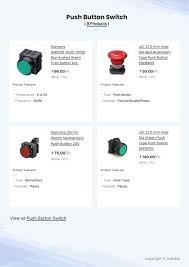 ปุ่มกดแบบกดลงและตัวเลือกแบบกด L&T Gen Next ขนาด 22.5 มม. สีเขียว รูปทรงกลม คุณภาพเยี่ยม ของใหม่และของแท้ - Product Image 3