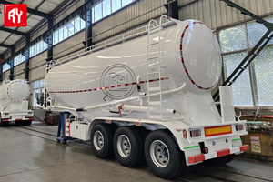 รถพ่วงบรรทุกผงซีเมนต์<span class=keywords><strong>40</strong></span>ซีบีเอ็มวีรูปร่างแป้งแห้งขนถ่าย - Product Image 2