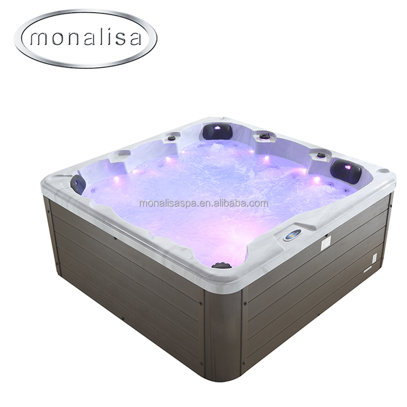 Monalisa Whirlpool Massage Freestanding Bathtub 5