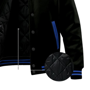 Zeta Phi Beta 1920 Sorority ZPB Azul Blanco Varsity Letterman Jacket Greek Life Chenille Patch Founders Day Gear - Product Image 5