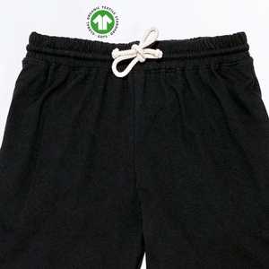 Quick Dry <b>Shorts</b> Man <b>Mens</b> Organic Cotton Athletic <b>Shorts</b> - <b>Black</b>, 5.4 oz Jersey, 6-Inch Inseam, Super Soft, Breathable - Product Image 6