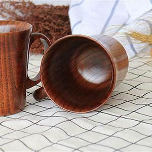 Eau chaude potable tasse à thé en bois tasses en bois naturel conception personnalisée tasse à café en acacia prix de gros usine - Product Image 4