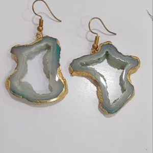 Piedras de Druzy de Latón de Alta Calidad para la Fabricación de Pendientes, Pendientes de la India, Joyería de Moda para Mujer, 20% de Descuento - Product Image 1