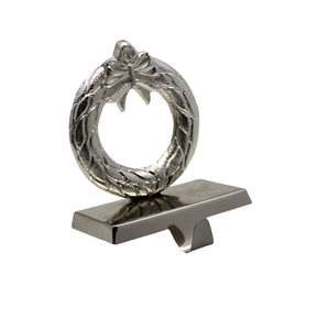 Impresionante diseño de hierro de aluminio de tamaño personalizado moderno elegante soporte de media acabado de níquel para decoración de Navidad - Product Image 3