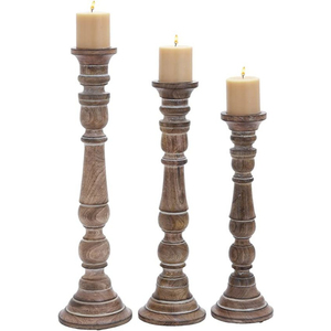 Chandelier en bois décoratif pour la maison, bougeoir en bois naturel de qualité supérieure à prix compétitif - Product Image 2