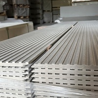 Panneaux de revêtement en fibrociment nervuré OCM 12 mm, 1200x2400 mm, panneaux muraux extérieurs cannelés, certifiés CE pour l'architecture moderne britannique