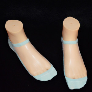 Mode noir or femme chaussette affichage forme en plastique femme vêtements modèle pied Mannequin pour magasin affichage - Product Image 4