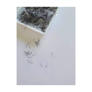 Nhu Y Cils NY3D Premade 3D Couleur Naturelle Cheveux Synthétiques Plein Volume Extensions de Cils Vietnam Longueurs Mixtes 15mm CC Curl - Product Image 4