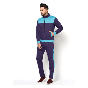 High Quality Hooded Solid Men's Workout Tracksuit Custom Color & Logo Wholesale - Product Image 1